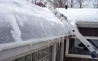 ice on roof